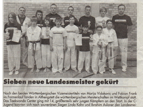 Württembergische Meisterschaften Wettkampf 2009